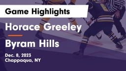 Horace Greeley  vs Byram Hills  Game Highlights - Dec. 8, 2023