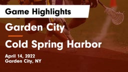 Garden City  vs Cold Spring Harbor  Game Highlights - April 14, 2022