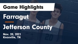 Farragut  vs Jefferson County  Game Highlights - Nov. 20, 2021