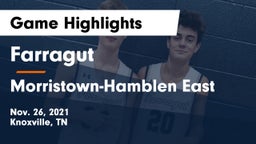 Farragut  vs Morristown-Hamblen East  Game Highlights - Nov. 26, 2021