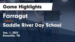 Farragut  vs Saddle River Day School Game Highlights - Jan. 1, 2022