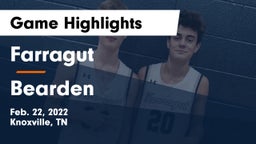 Farragut  vs Bearden  Game Highlights - Feb. 22, 2022