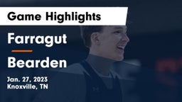 Farragut  vs Bearden  Game Highlights - Jan. 27, 2023