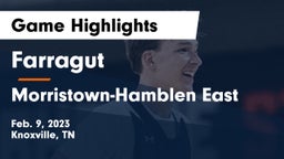 Farragut  vs Morristown-Hamblen East  Game Highlights - Feb. 9, 2023