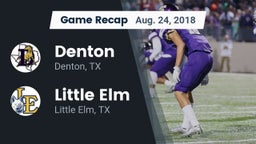Recap: Denton  vs. Little Elm  2018