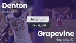 Matchup: Denton  vs. Grapevine  2018