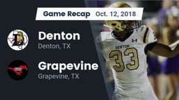 Recap: Denton  vs. Grapevine  2018