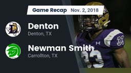 Recap: Denton  vs. Newman Smith  2018