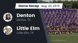 Recap: Denton  vs. Little Elm  2019