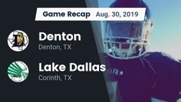 Recap: Denton  vs. Lake Dallas  2019