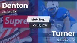 Matchup: Denton  vs. Turner  2019