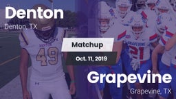 Matchup: Denton  vs. Grapevine  2019