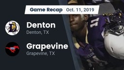 Recap: Denton  vs. Grapevine  2019