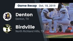 Recap: Denton  vs. Birdville  2019