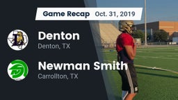Recap: Denton  vs. Newman Smith  2019