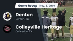Recap: Denton  vs. Colleyville Heritage  2019