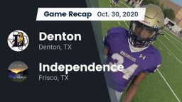 Recap: Denton  vs. Independence  2020