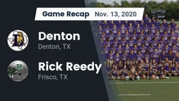 Recap: Denton  vs. Rick Reedy  2020