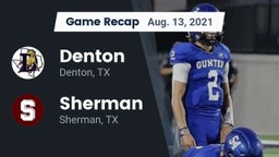 Recap: Denton  vs. Sherman  2021