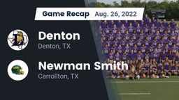Recap: Denton  vs. Newman Smith  2022