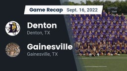 Recap: Denton  vs. Gainesville  2022