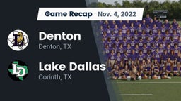 Recap: Denton  vs. Lake Dallas  2022