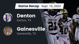 Recap: Denton  vs. Gainesville  2023
