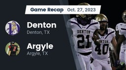 Recap: Denton  vs. Argyle  2023