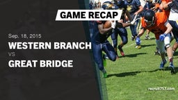 Recap: Western Branch  vs. Great Bridge 2015