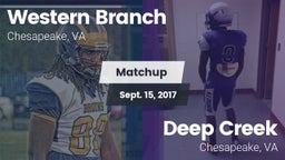 Matchup: Western Branch High vs. Deep Creek  2017