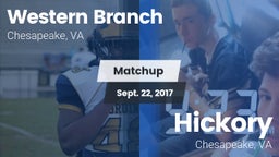 Matchup: Western Branch High vs. Hickory  2017