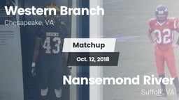 Matchup: Western Branch High vs. Nansemond River  2018