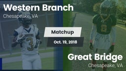 Matchup: Western Branch High vs. Great Bridge  2018