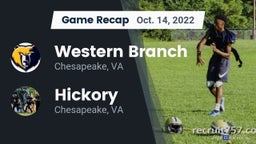 Recap: Western Branch  vs. Hickory  2022