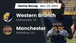 Recap: Western Branch  vs. Manchester  2022