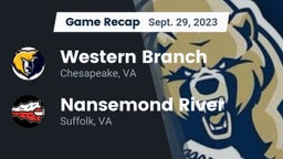Recap: Western Branch  vs. Nansemond River  2023