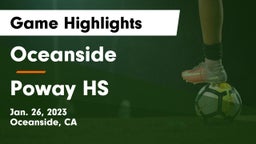 Oceanside  vs Poway HS Game Highlights - Jan. 26, 2023