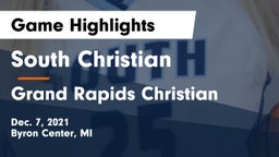 South Christian  vs Grand Rapids Christian  Game Highlights - Dec. 7, 2021