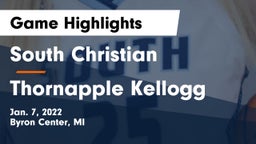 South Christian  vs Thornapple Kellogg  Game Highlights - Jan. 7, 2022