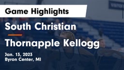 South Christian  vs Thornapple Kellogg  Game Highlights - Jan. 13, 2023