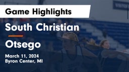 South Christian  vs Otsego  Game Highlights - March 11, 2024