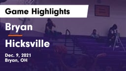 Bryan  vs Hicksville  Game Highlights - Dec. 9, 2021