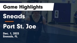 Sneads  vs Port St. Joe  Game Highlights - Dec. 1, 2023