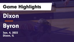 Dixon  vs Byron  Game Highlights - Jan. 4, 2022