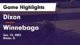 Dixon  vs Winnebago  Game Highlights - Jan. 12, 2022