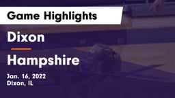 Dixon  vs Hampshire  Game Highlights - Jan. 16, 2022