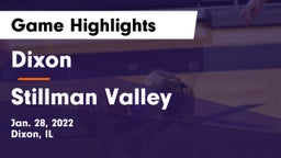 Dixon  vs Stillman Valley  Game Highlights - Jan. 28, 2022