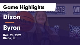 Dixon  vs Byron  Game Highlights - Dec. 28, 2023