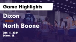 Dixon  vs North Boone  Game Highlights - Jan. 6, 2024