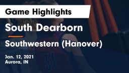 South Dearborn  vs Southwestern  (Hanover) Game Highlights - Jan. 12, 2021
